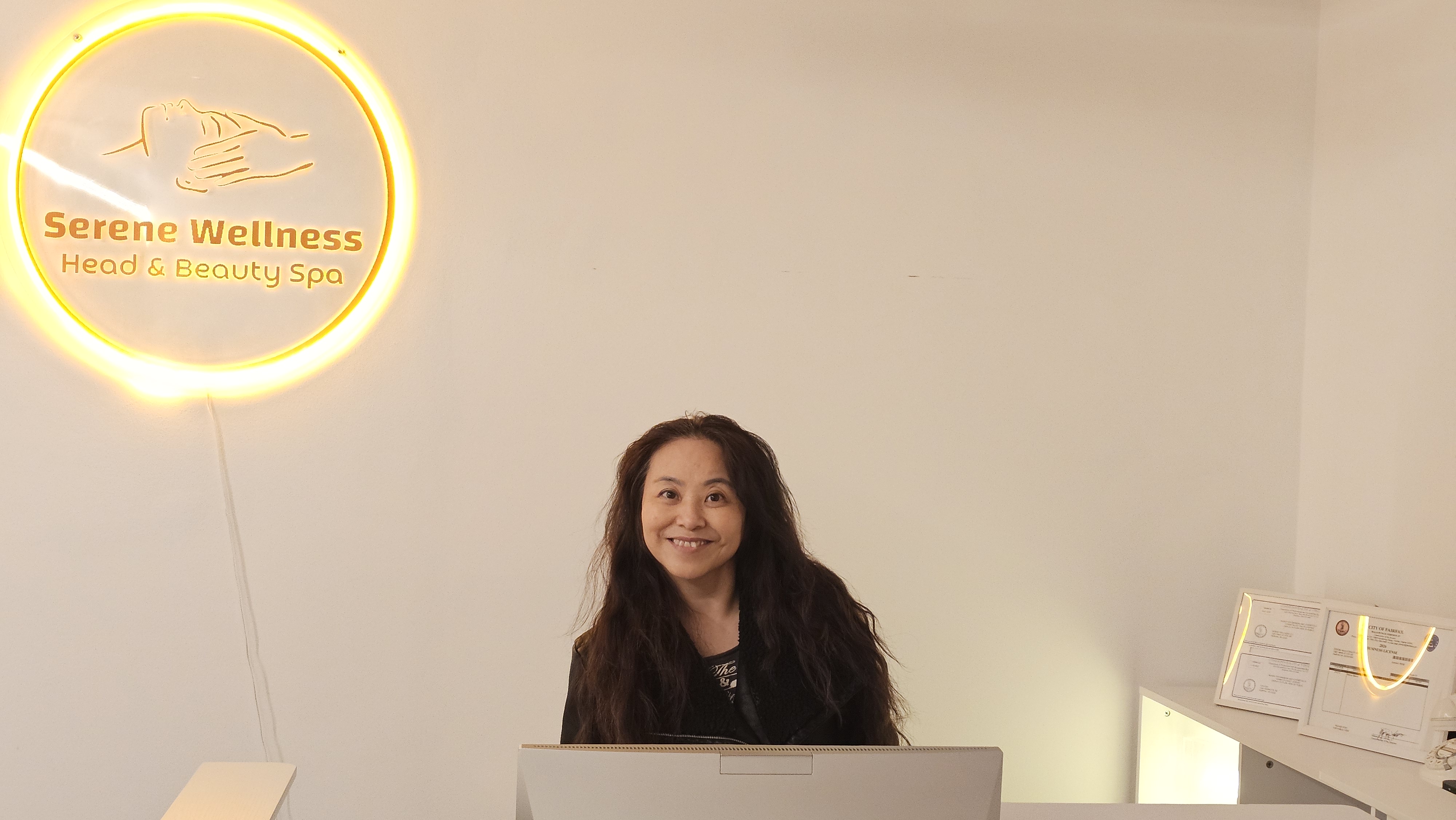 Melodi, Owner of Serene Head & Beauty Spa